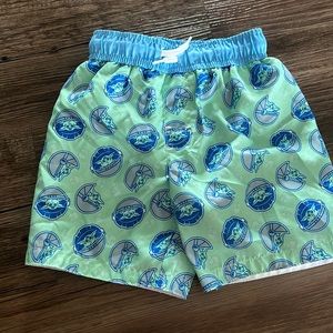 3T baby Yoda swim trunks